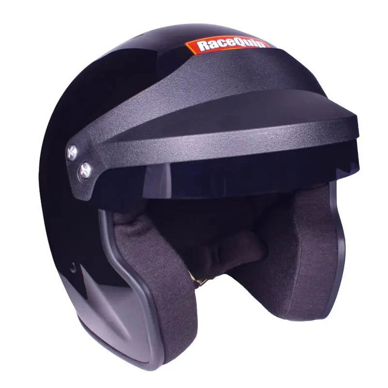 Racequip Gloss Black OF20 SA2020 XL Racing Helmet