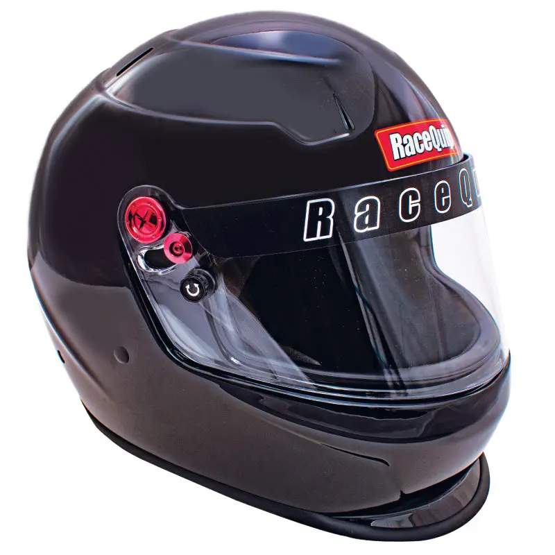 Racequip Gloss Black PRO20 SA2020 Large Racing Helmet