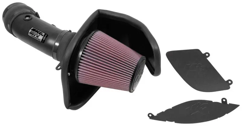 K&N 2017 Dodge Challenger Hellcat SC V8-6.2L Typhoon High Performance Air Intake K&N Engineering