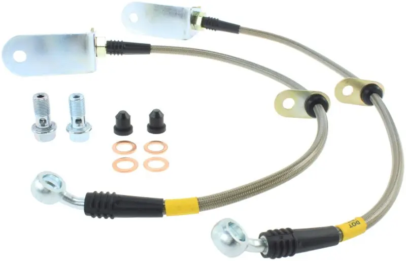StopTech Stainless Steel Rear Brake Lines 2006-2009 Honda Civic EX