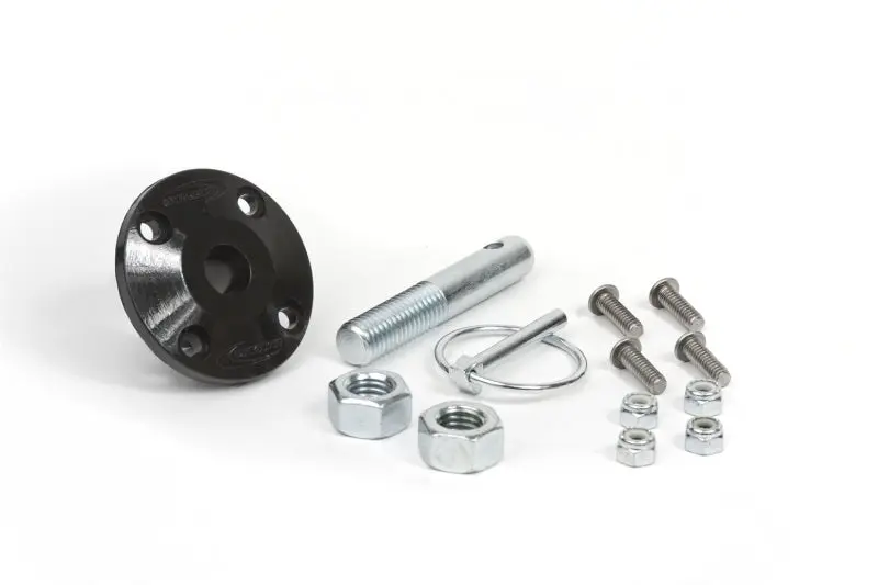 Daystar Black Hood Pin Kit Polyurethane Isolator Pin and Spring Clip