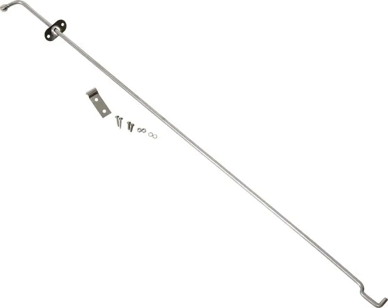 Kentrol 72-86 Jeep CJ Hood Prop Rod Polished Silver Replacement Part