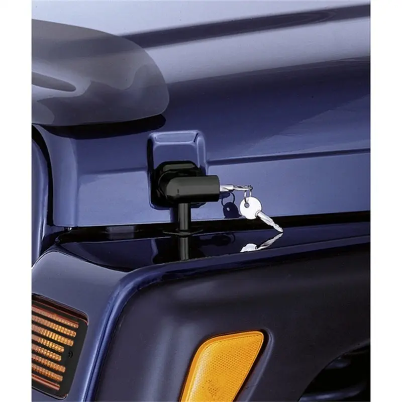 Rugged Ridge Locking Hood Catch Kit 97-06 Jeep Wrangler TJ - Secure Hood Latch