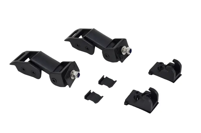 Kentrol 07-18 Jeep Wrangler JK Hood Catch Kit Textured Black