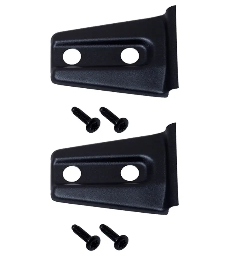Kentrol 07-18 Jeep Wrangler JK Hood Hinge Overlays Pair Textured Black
