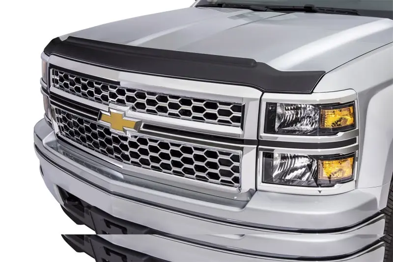 AVS 15-18 Chevy Tahoe Black Aeroskin II Textured Low Profile Hood Shield