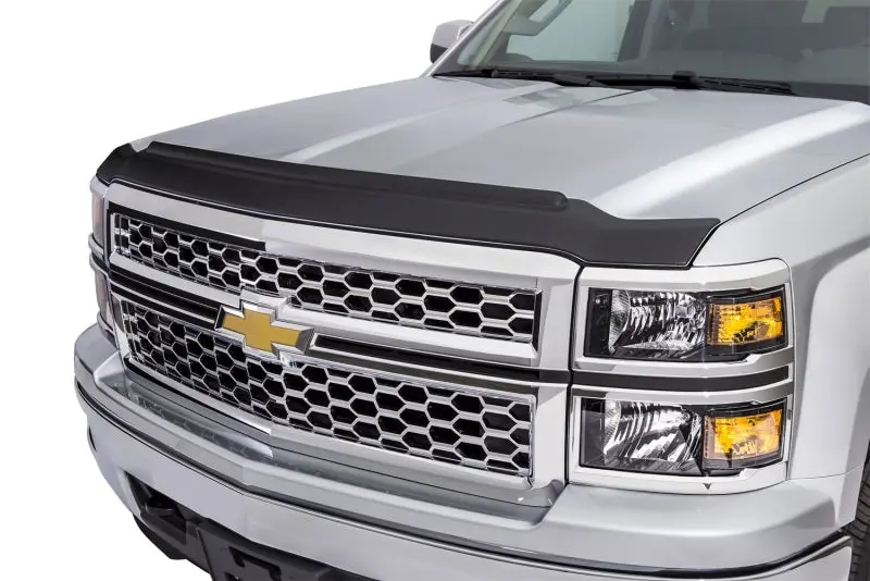 AVS 19-22 GMC Sierra 1500 Black Aeroskin II Textured Low Profile Hood Shield