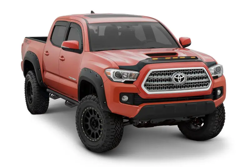 AVS 10-22 Toyota 4Runner Aeroskin Low Profile Hood Shield Lights Black