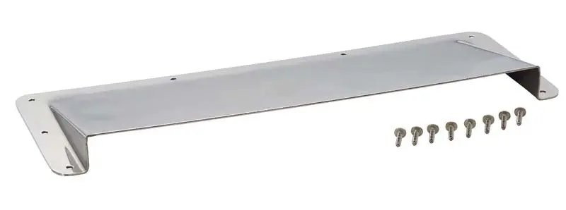 Kentrol 78-95 Jeep CJ/Wrangler YJ Hood Vent Air Scoop Polished Silver