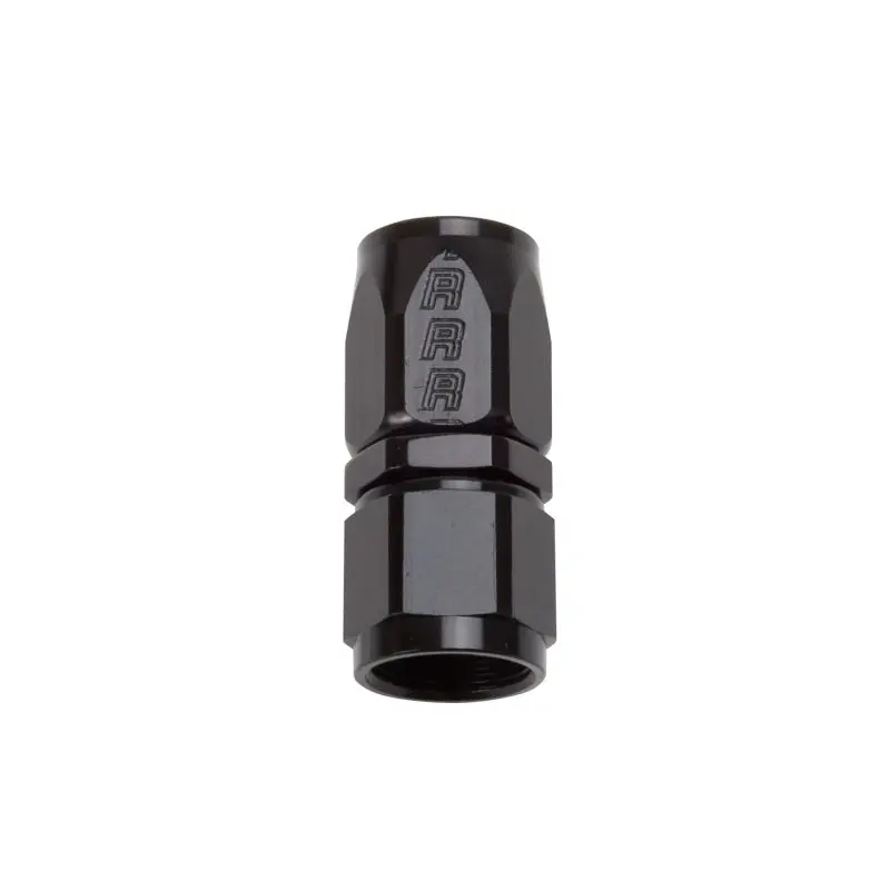 Russell Performance -4 Black Straight Full Flow Hose End High-Performance Fuel Systems