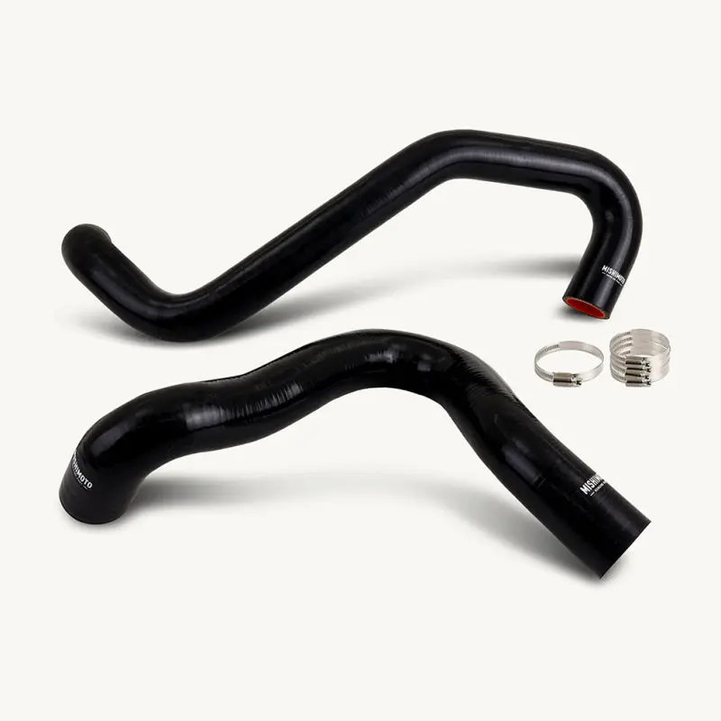 Mishimoto 01-03 Ford F-250 7.3L Coolant Hose Kit Upper Reroute Black