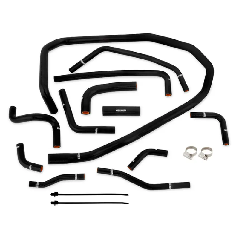 Mishimoto Black Silicone Radiator Coolant Ancillary Hoses Kit 2015 Subaru WRX