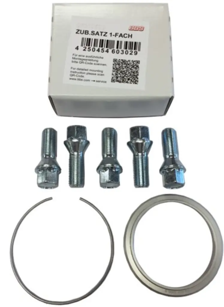 BBS PFS Kit BMW Mini 5x112 82mm OD 66.5mm ID Ring and Clip