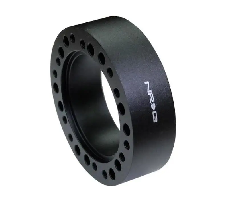 NRG Hub Spacer 1in Black Steering Wheel Adjustment