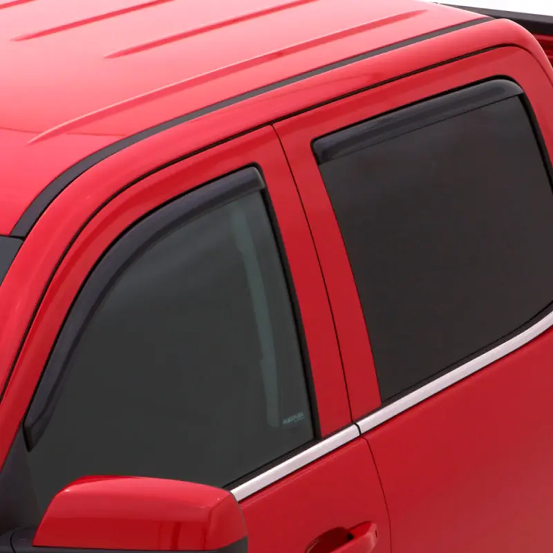 AVS 2016-2018 Mazda 2 Ventvisor -Channel Front & Rear Window Deflectors 4pc Smoke
