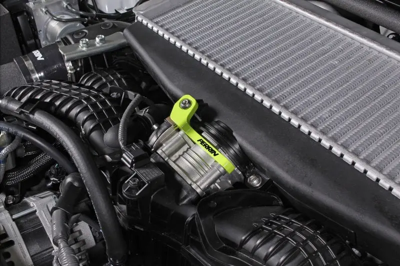Perrin 2022+ Subaru WRX Ascent Legacy Outback Neon Yellow Intercooler Bracket Perrin Performance