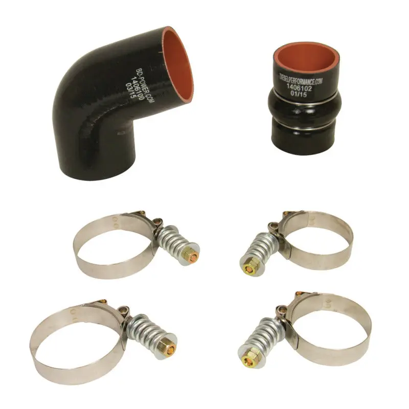 BD Diesel Intercooler Hose & Clamp Kit 2006-2010 Chevy Duramax DS