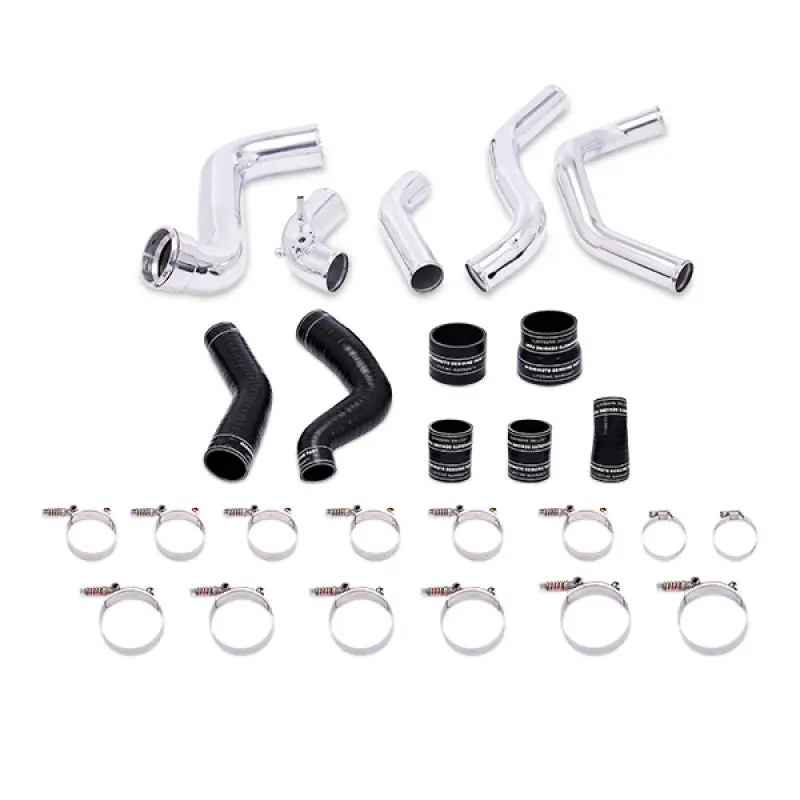 Mishimoto 11-14 Ford F-150 3.5L Ecoboost Intercooler Kit Pipes Polished Aluminum Complete Upgrade