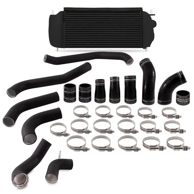 Mishimoto 2017+ Ford F150 3.5L EcoBoost Performance Intercooler Kit Black Cooler Black Pipes