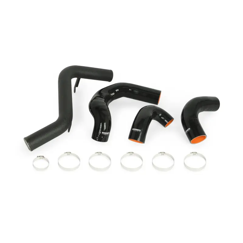 Mishimoto 2013+ Ford Focus ST Complete Intercooler Pipe Kit Wrinkle Black Performance Upgrade