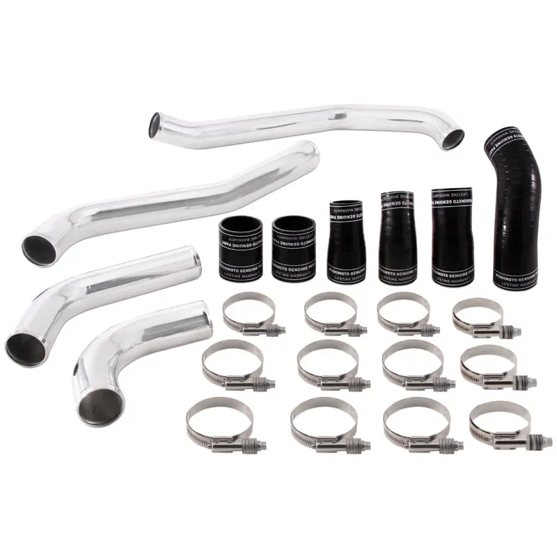 Mishimoto 2017+ Ford F150 3.5L EcoBoost Hot-Side Intercooler Pipe Kit - Polished Finish