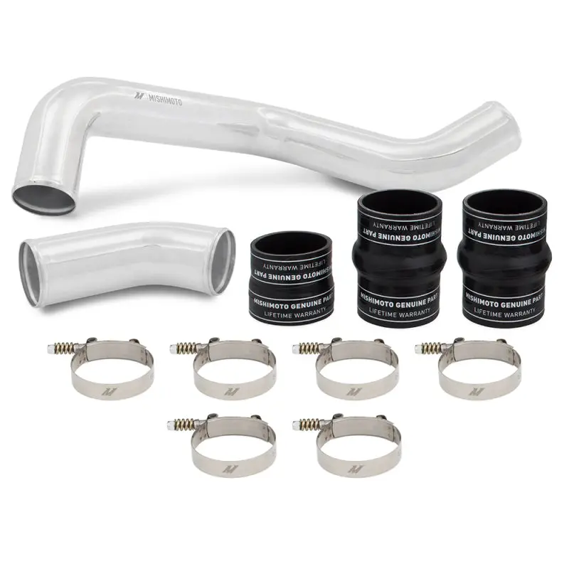 Mishimoto 17-19 GM 6.6L L5P Hot-Side Pipe and Boot Kit Polished Maximum Airflow