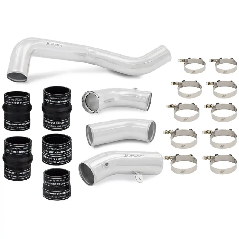 Mishimoto 17-19 GM 6.6L L5P Intercooler Pipe and Boot Kit Polished Complete Upgrade