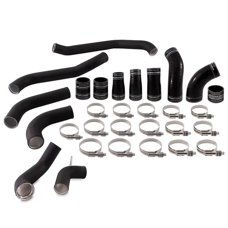 Mishimoto 2017+ Ford F150 3.5L EcoBoost Intercooler Pipe Kit Wrinkle Black Upgrade