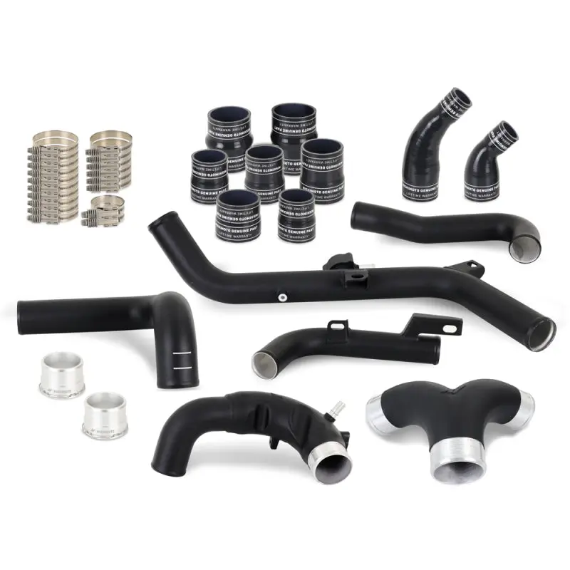 Mishimoto 21+ Ford Bronco 2.7L Intercooler Pipe Kit Micro Wrinkle Black