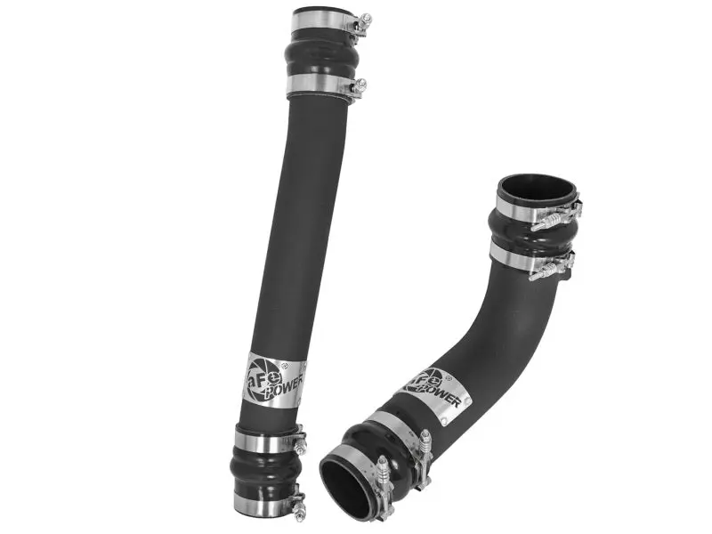 aFe BladeRunner 2.75in Hot 3.5in Cold Side Intercooler Tubes Coupling Clamp Kit 2010-2012 Dodge 6.7L