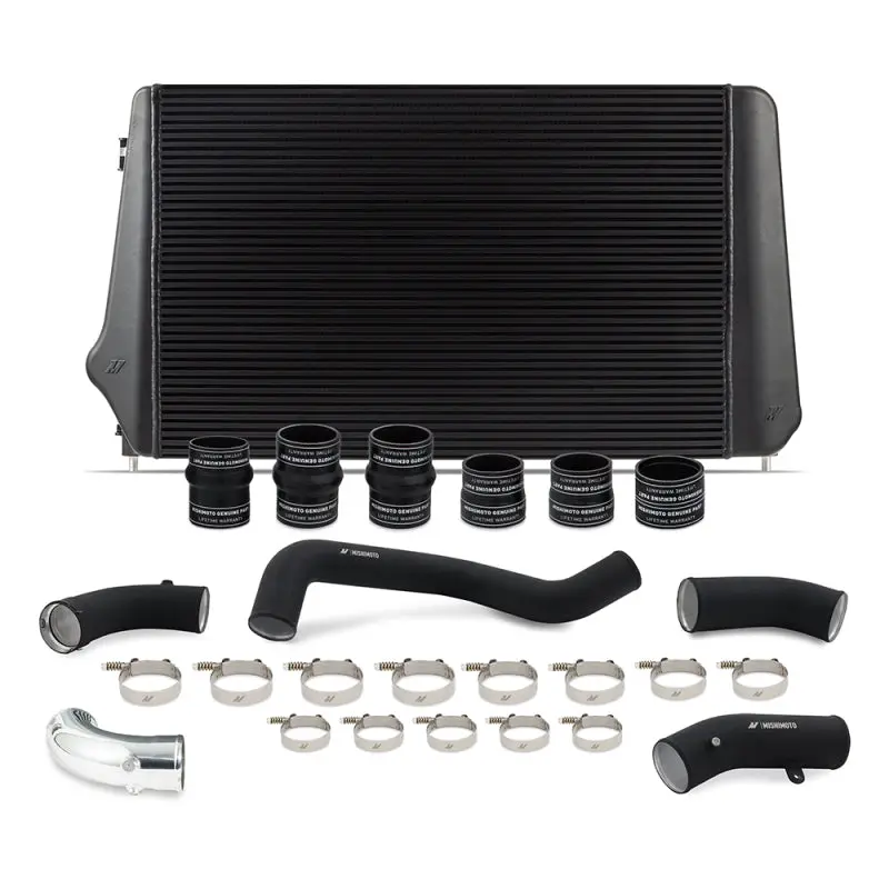Mishimoto 17-19 GM L5P Duramax Intercooler Kit Black WBK Pipes