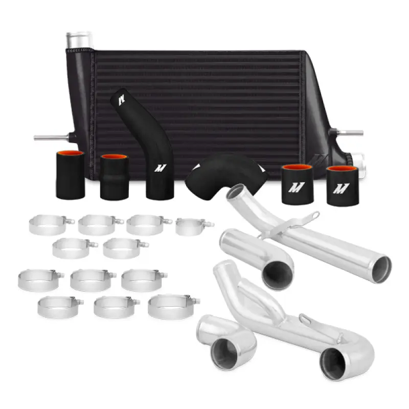 Mishimoto 2008+ Mitsubishi Evo X Front-Mount Intercooler Kit Black Enhanced Performance