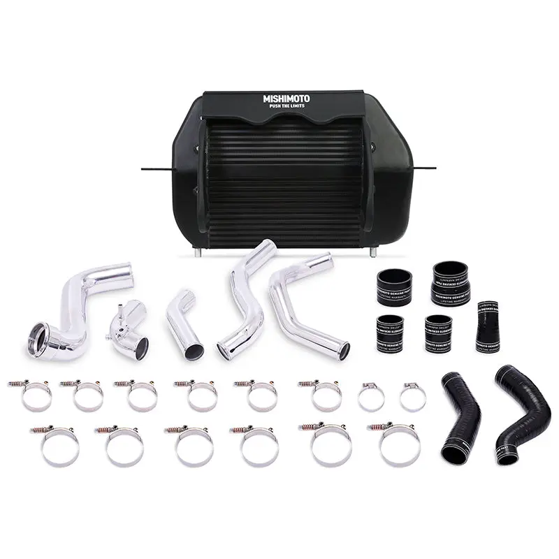 Mishimoto 2011-2014 Ford F-150 EcoBoost Black Intercooler Polished Pipes Superior Cooling
