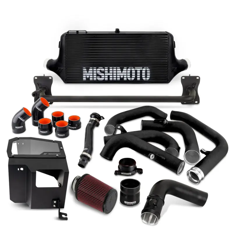 Mishimoto 2022+ WRX Intercooler Kit Intake BK Core MWBK Pipes