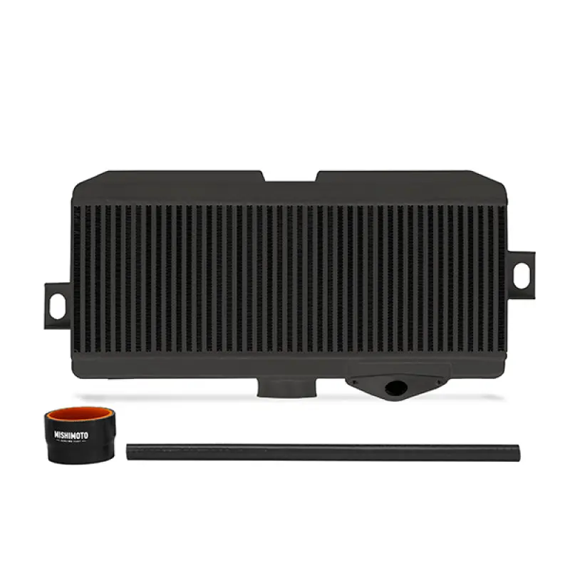 Mishimoto Black Powder Coated Top-Mount Intercooler Kit Black Hoses Subaru 08-15 WRX STi