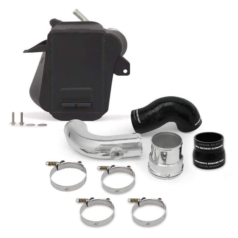 Mishimoto Micro-Wrinkle Black Air-To-Water Intercooler 2017+ Ford 6.7L Powerstroke