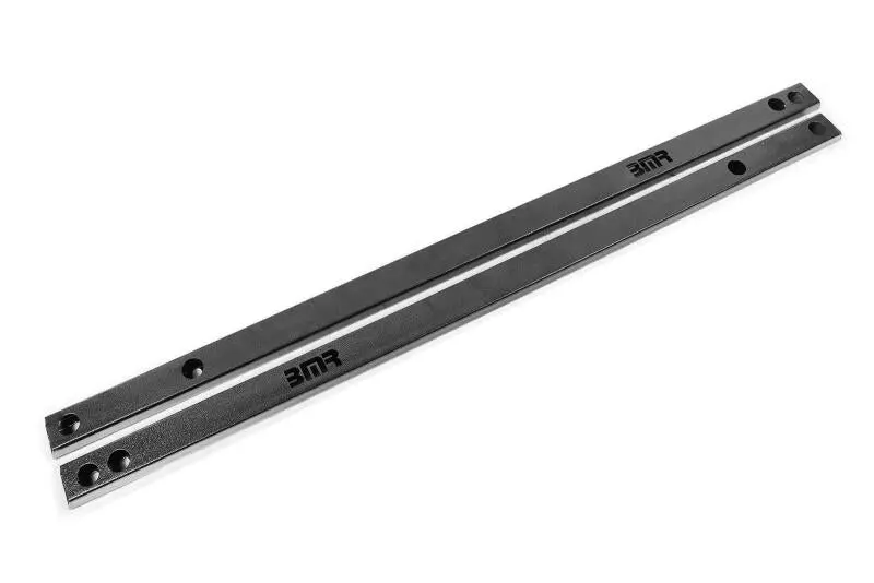 BMR 15-20 S550 Mustang Chassis Jacking Rails Shorter Tube Black Hammertone BMR Suspension