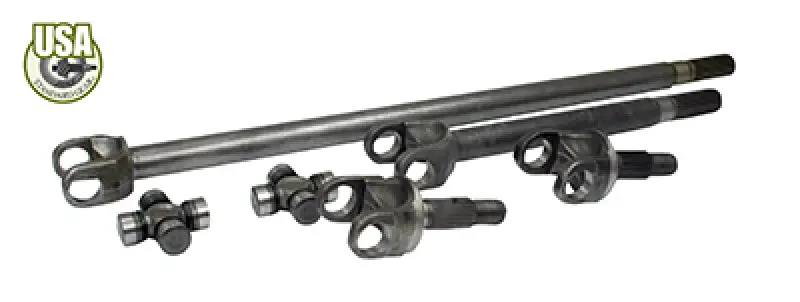 USA Standard 4340CM Axle Kit TJ XJ YJ WJ ZJ Front Dana 30 27 Spline Super Joints Yukon Gear & Axle