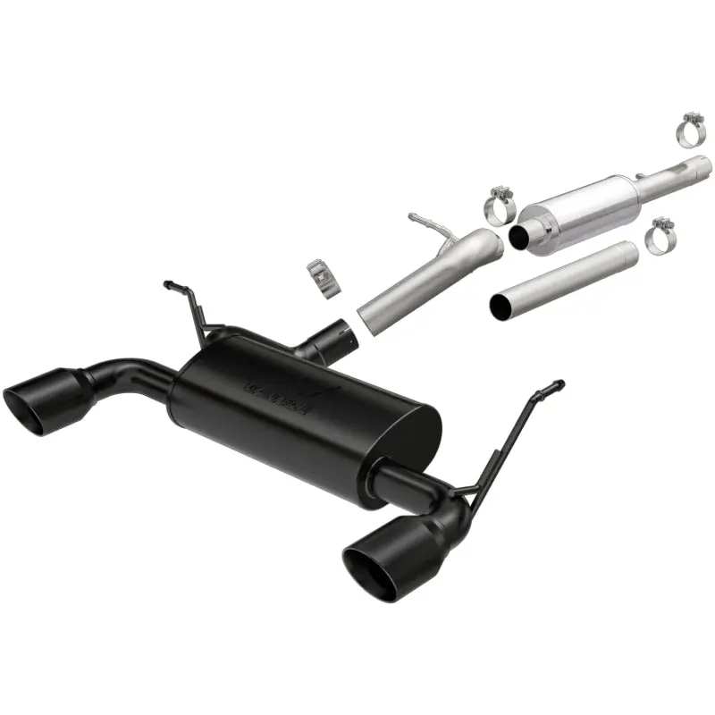 MagnaFlow Cat-Back Exhaust System Black Tips 2012-2016 Jeep Wrangler GT 3.6L V6 Performance Upgrade