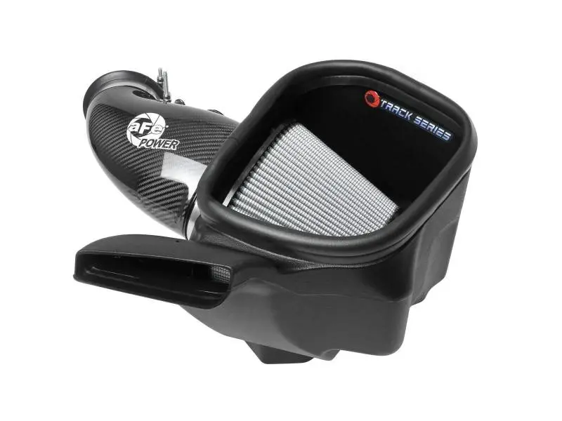 aFe 2012-2021 Jeep Grand Cherokee 6.4L Track Series Carbon Fiber Cold Air Intake Pro Dry S Filter