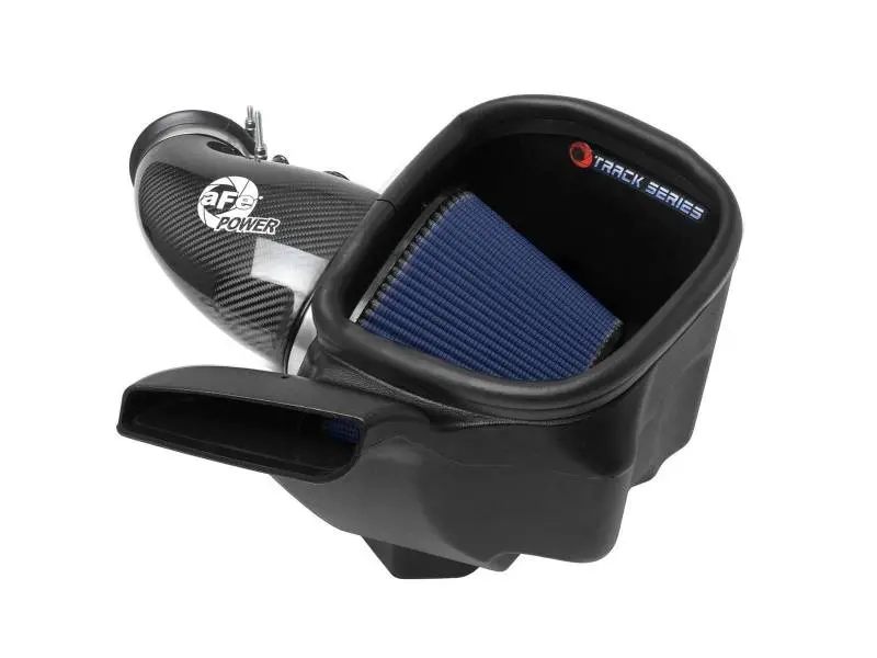 aFe 2012-2021 Jeep Grand Cherokee 6.4L Track Series Carbon Fiber Cold Air Intake System Pro 5R Filter