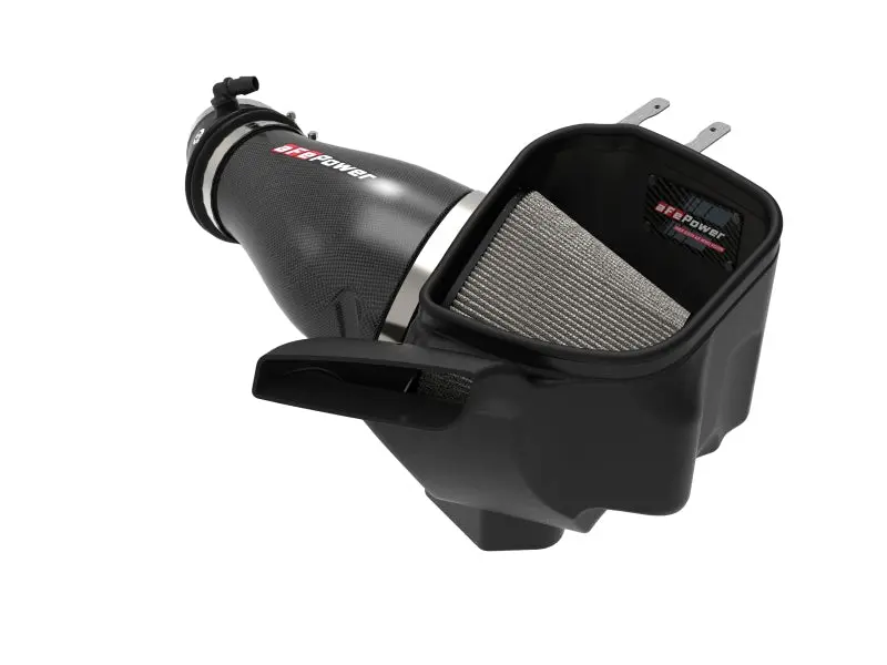 aFe Track Series Carbon Fiber Pro Dry S AIS 2019-2020 Jeep Grand Cherokee Trackhawk 6.2L