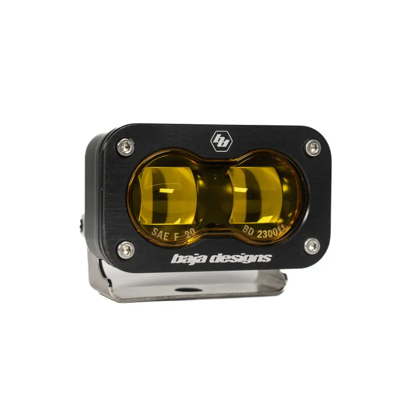 Baja Designs 19-22 Dodge RAM 1500 Rebel 21-22 1500 TRX S2 SAE Dual Fog Pocket Light Kit Amber Enhanced Visibility