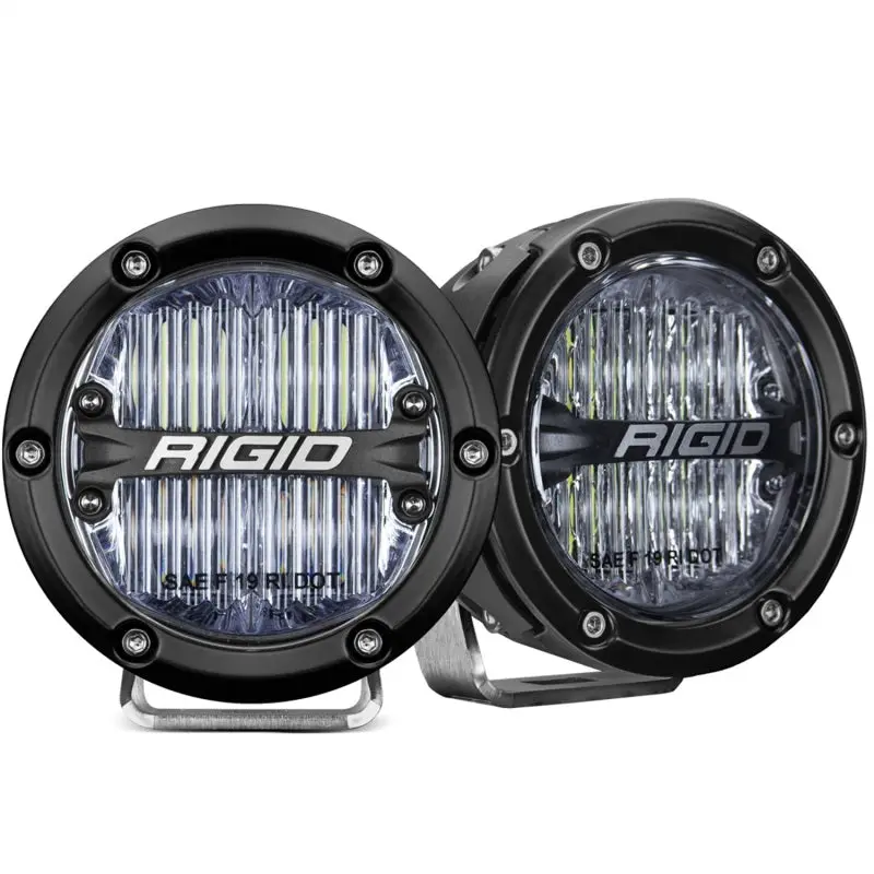 Rigid Industries 360-Series 4in LED SAE J583 Fog Light Pair White