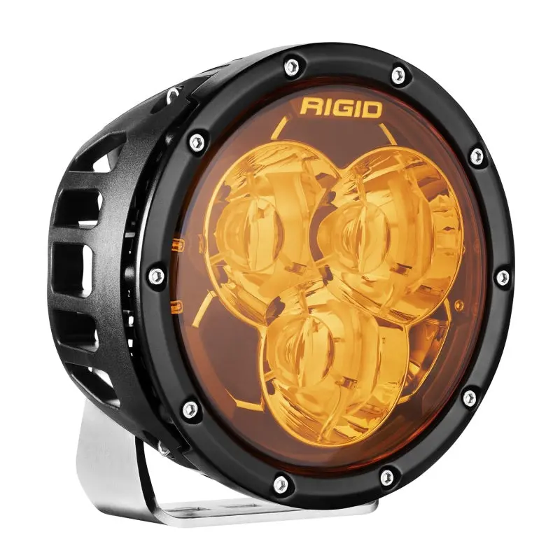 Rigid Industries 360-Series Laser 6in Amber PRO LED Light Amber Backlight