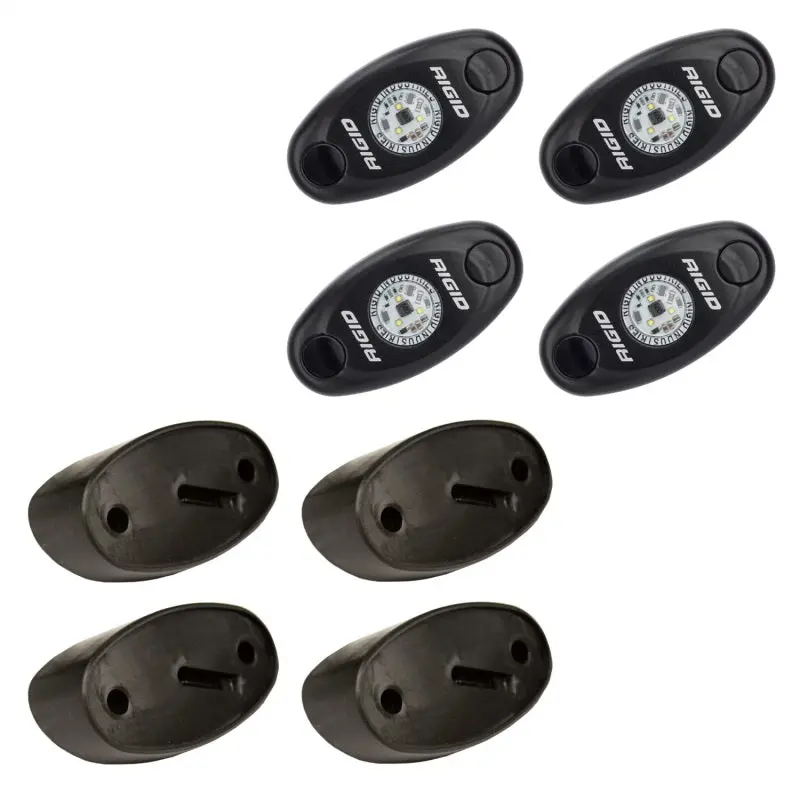 Rigid Industries Rock Light Kit Cool White 4 Lights Off-Road LED Lighting