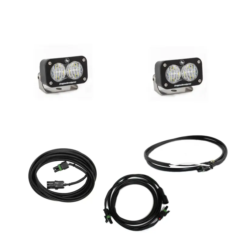 Baja Designs Jeep JL LED Light Kit Reverse Kit Upfitter Dual S2 Sport
