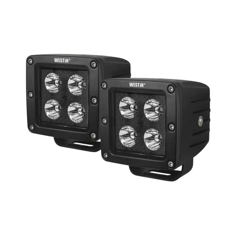 Westin LED Auxiliary Light 3.2x3.0 Inch Spot 5W Cree Black
