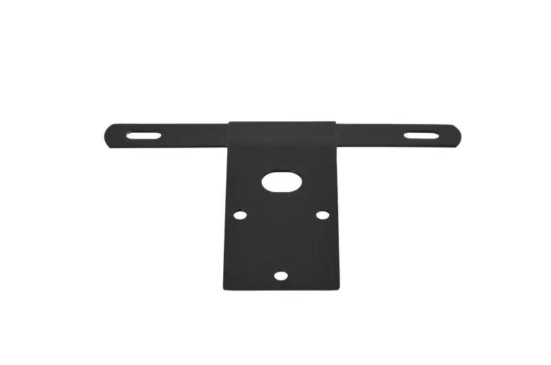 Kentrol 76-86 Jeep CJ License Plate Bracket Powdercoat Black Mounting Hardware