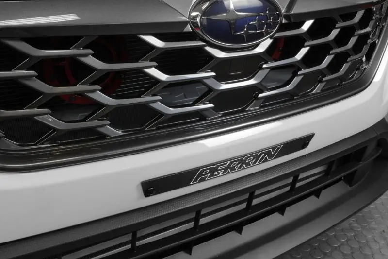 Perrin 2022 Subaru WRX Black License Plate Delete Sleek Front End Perrin Performance